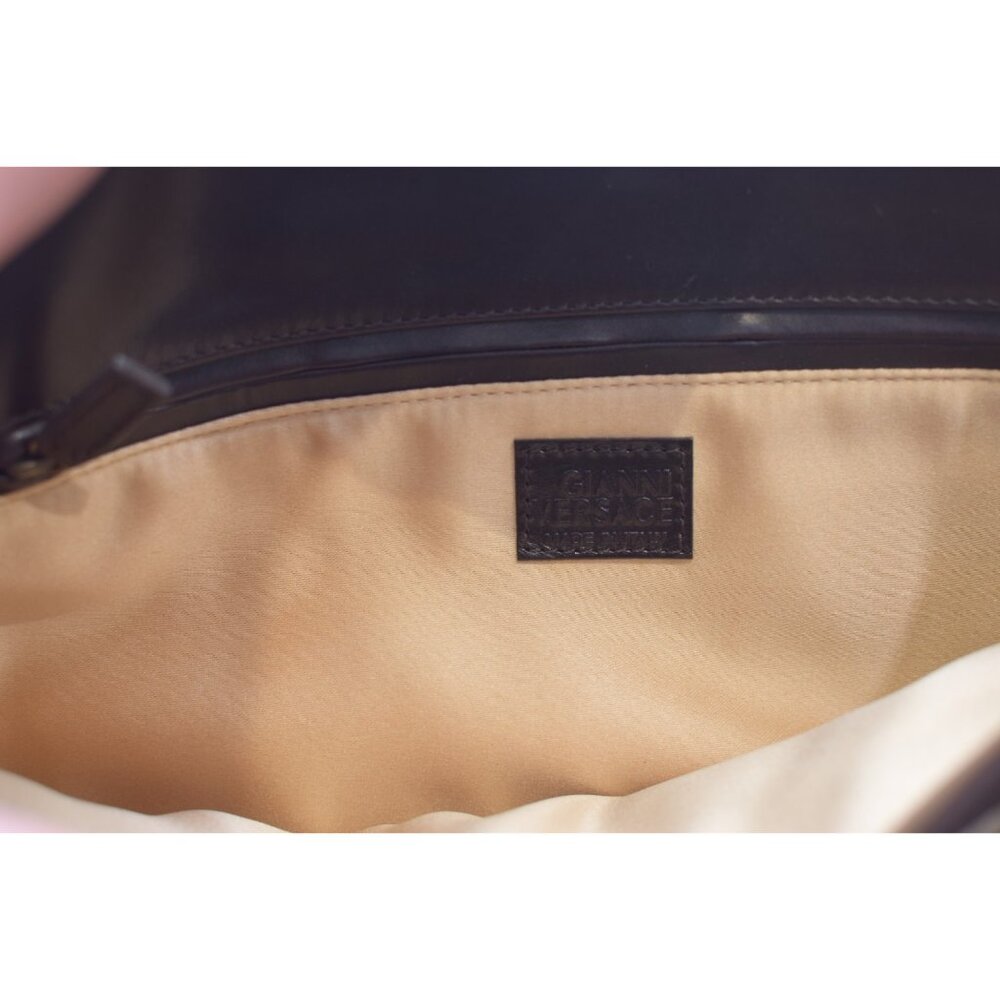 Gianni Versace Patchwork Δερμάτινη Τσάντα Ώμου με… - image 16